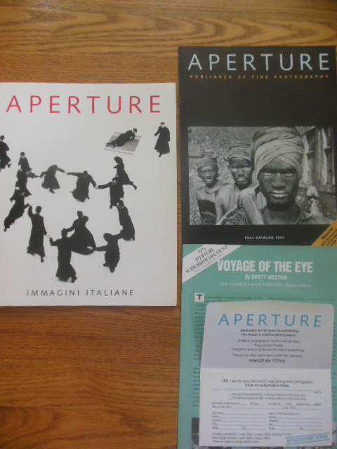 Aperture Magazine Immagini Italiane Summer 1993 English Text)