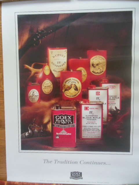 Goex Black Rifle Powder 80th Anniversary Poster