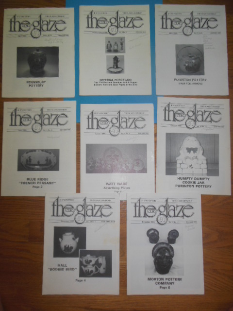 The New Glaze Magazine (8 Issues, 1988, Pottery)