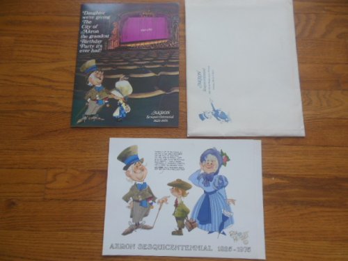 Sesquicentennial Program Akron, Ohio 1825-1975 (Original Envelope and Advertising)