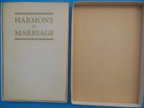 Harmony In Marriage (Book In A Box, 1948)