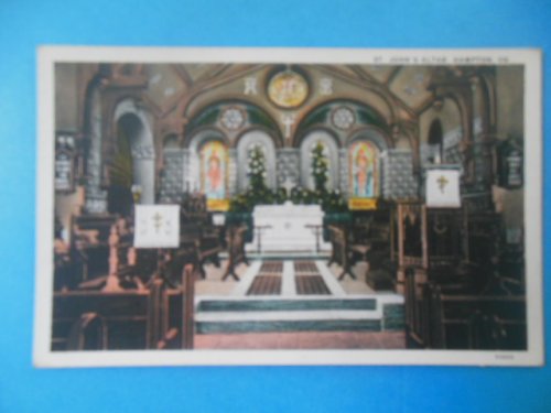 Postcard St. John's Altar Hampton, Virginia