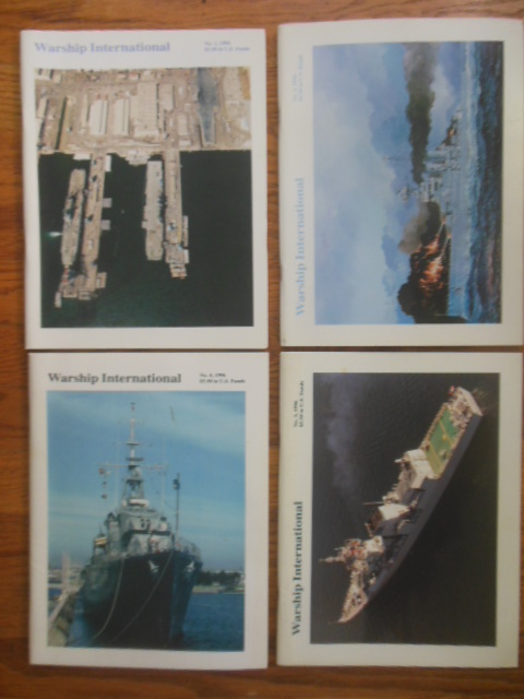 Warship International Magazine 1996 (4 issues, full run)