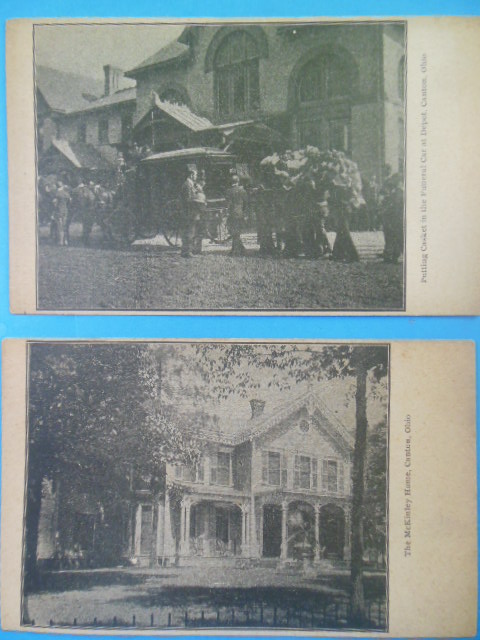 Private Mailing Cards William McKinley Home, McKinley Funeral (1891-1901)