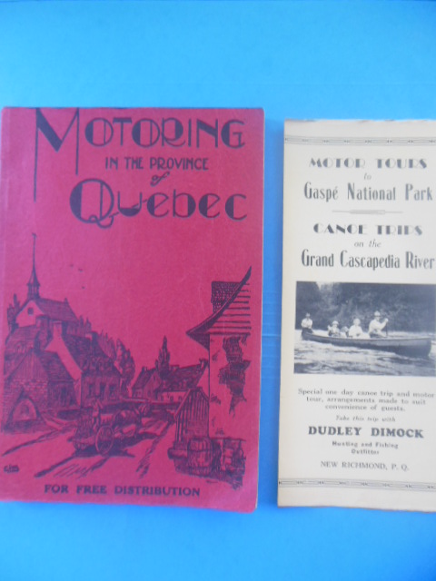 Guide de Route 1936 Road Guide combined with 5th Edition Motoring in Province of Quebec