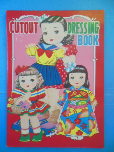 Cutout Dressing Books; Japanese Paperdolls