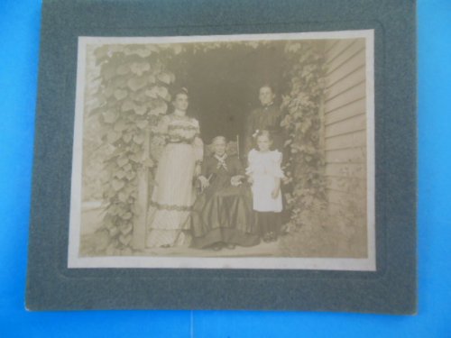 Photograph Three Generations In the Arbor