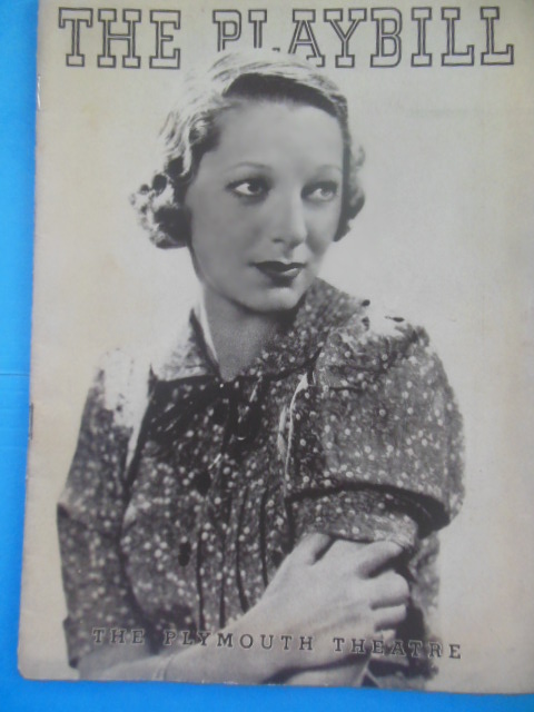 The Playbill: John Golden Presents Gertrude Lawrence in Susan and God (Plymouth Theatre 1938)