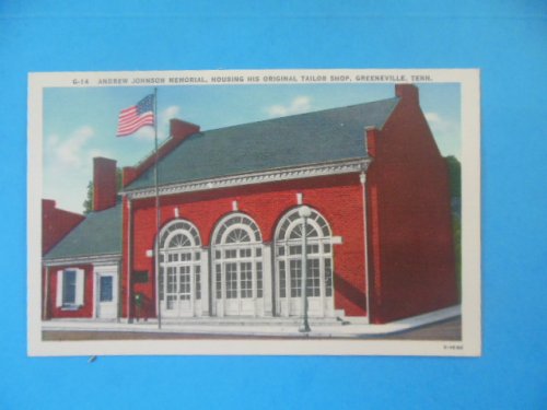 Postcard Andrew Johnson Memorial Original Tailor Shop (Tennessee)
