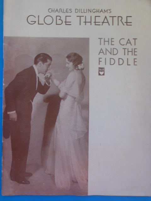Playbill The Cat and the Fiddle at Globe Theatre 1932