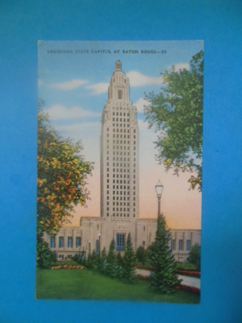 Postcard Louisiana State Capitol at Baton Rouge (unused)