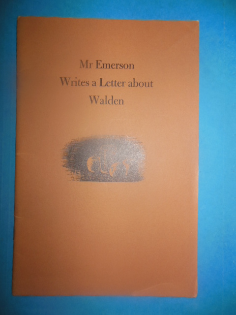 Mr. Emerson Writes A Letter About Walden (1954)
