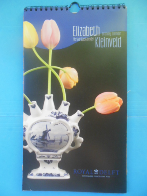 Elizabeth Kleinveld Birthday Calendar (Perpetual, Unused)