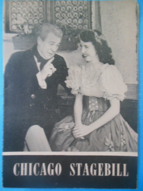 Chicago Stagebill The Student Prince 1943