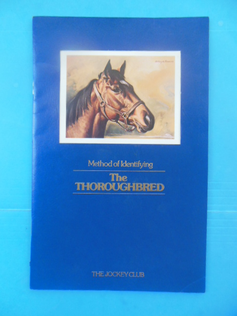 Method of Identifying The Thoroughbred Horse
