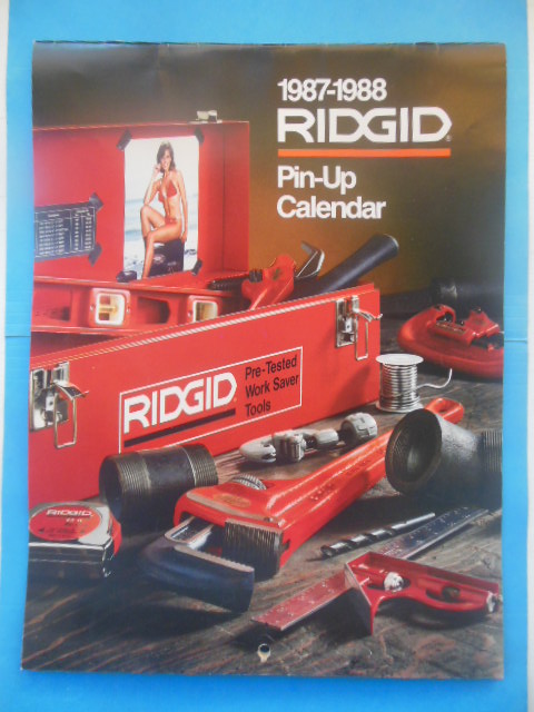 1987-88 Rigid Tool Company Pinup Calendar