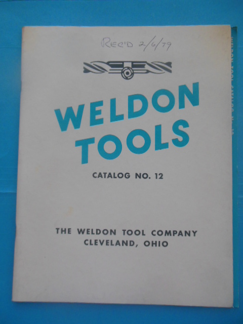 Weldon Tools Catalog No. 12 (1978)