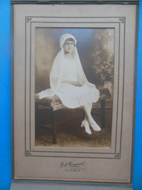 1920's Photograph Girl's First Holy Communion