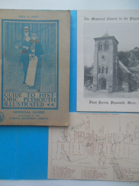 1921 Guide To Historic Plymouth Illustrated (includes extra items)