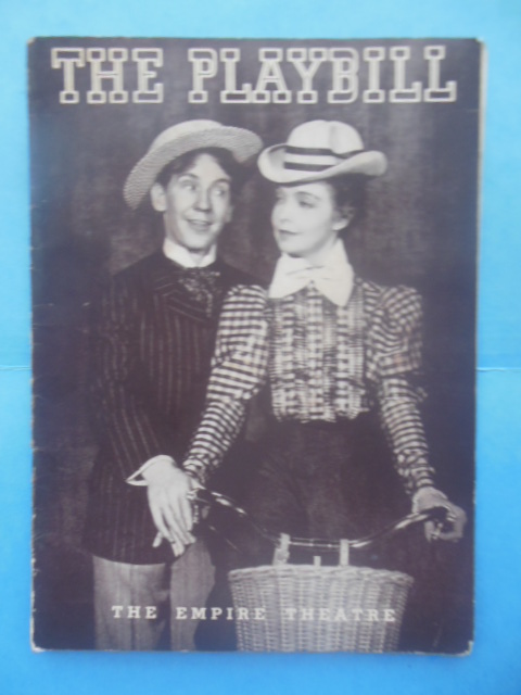 Playbill The Star Wagon Burgess Meredith, Lillian Gish Emipire Theatre 1938