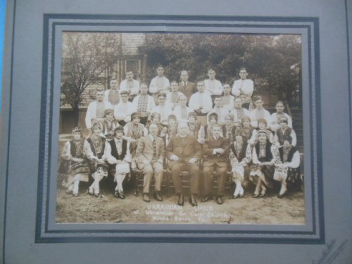 Photograph Ukrainian Choir of Ukrainian Greek Catholic Church Wilkes-Barre, PA.