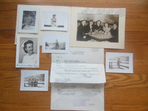 U.S. Naval Hospital Training Center; Nurse Applicant 1945 (document and photos)