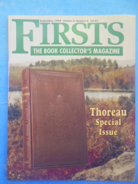 Firsts: The Book Collector's Magazine; Thoreau Special Issue September 1999)