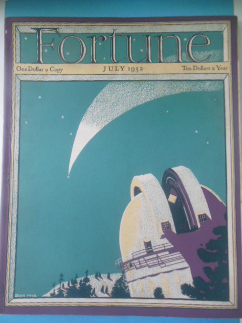 Fortune Magazine July, 1932 (Science and Economics)