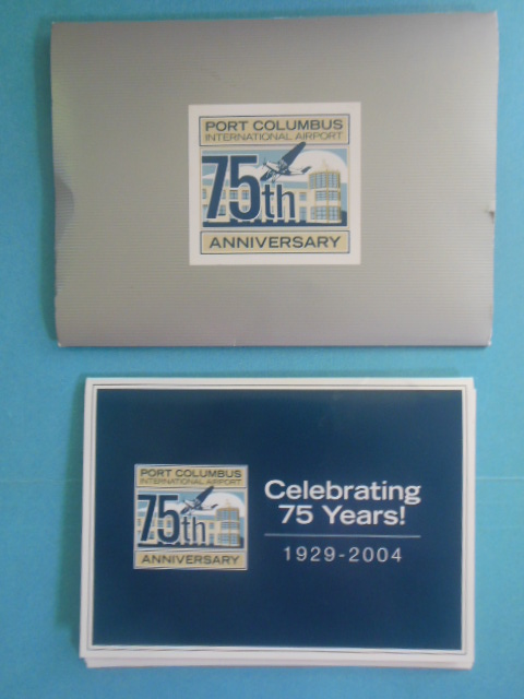 Port Columbus International Airport 75th Anniversary 1929-2004 (postcards)