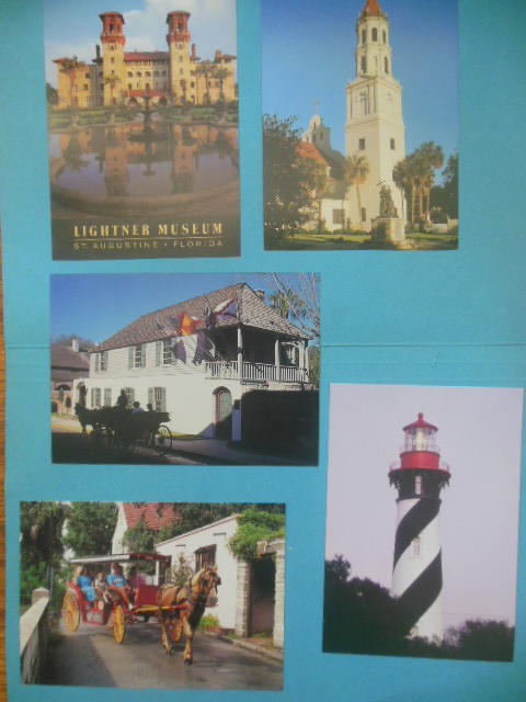 Ten St. Augustine, Florida Postcards (1987)