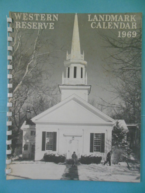 Western Reserve Landmark Calendar 1969 Ohio photos, calendar unused