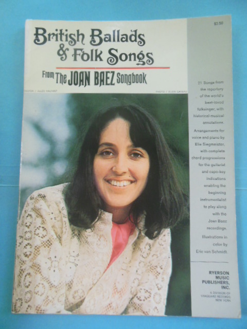 British Ballads and Folk Songs From the Joan Baez Songbook 1967