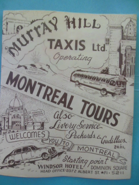 Murray Hill Taxis Ltd. Operating Montreal Tours