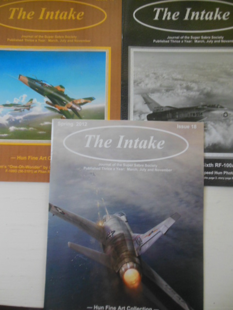 The Intake: Journal of the Super Sabre Society. Issues 18,19,20. Complete Run 2012.