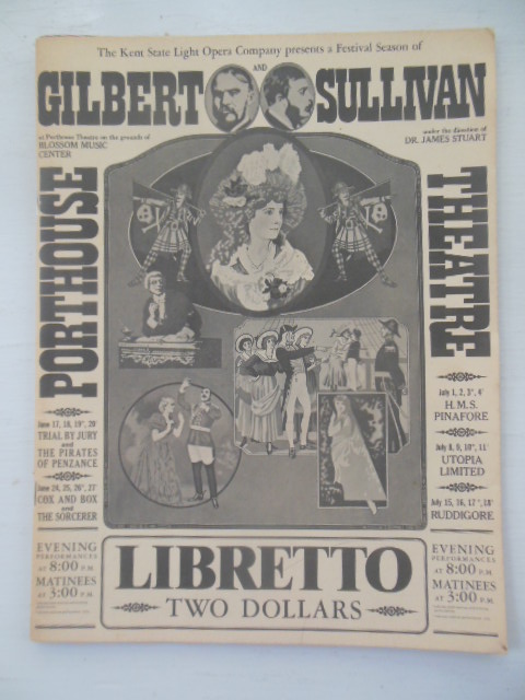 Gilbert and Sullivan Porthouse theatre Libretto