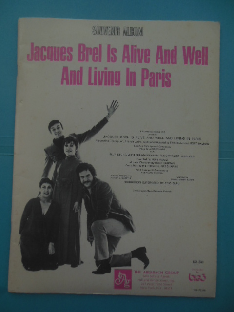 Souvenir Album Jacques Brel Is Alive And Well And Living In Paris 1968