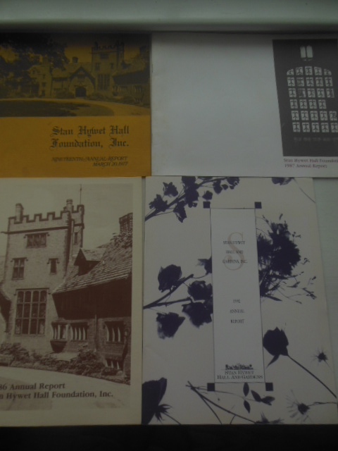 Stan Hywet Hall Foundation Inc. Annual Report 1977, 1986, 1987, 1992