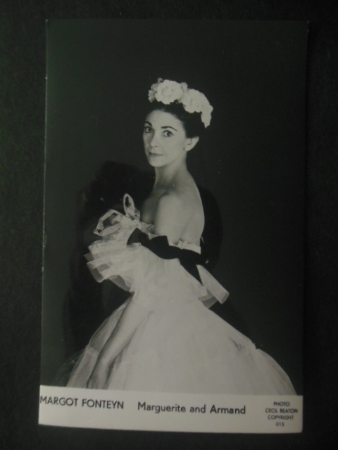 Postcard Margot Fontaine copyrighted by Cecil Beaton