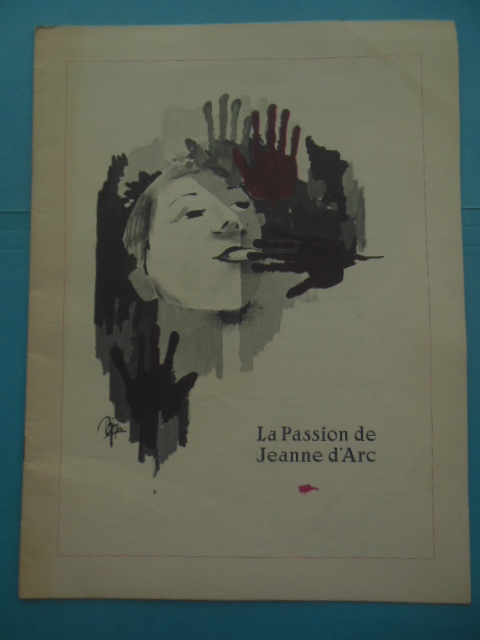 La Passion de Jeanne d'Arc Program 1983 Wadsworth Theatre