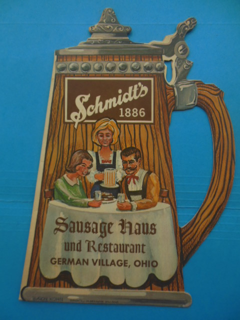 Schmidt's 1886 Sausage Haus and Restaurant German Village, Ohio