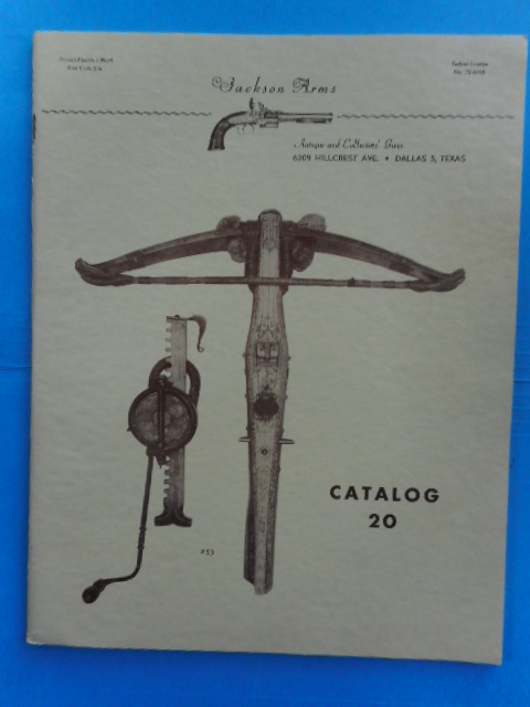 Jackson Arms Antique and Collectors' Gus Catalog 20