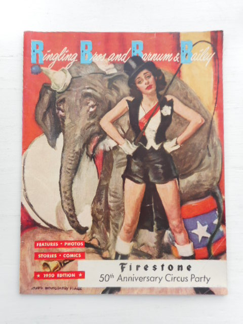 Ringling Brothers and Barnum & Bailey Magazine Firestone 50th Anniversary