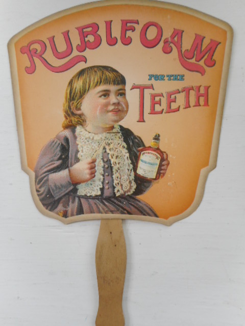 Rubifoam For the Teeth Advertising Fan