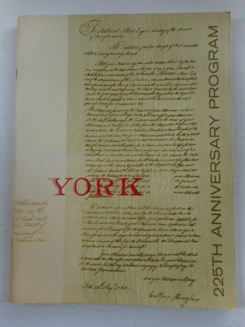 York, Pennslvania 225th Anniversary Program