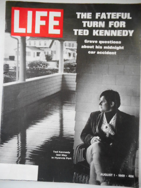 Life Magazine. August 1, 1969. The FatefulTurn For Ted Kennedy.
