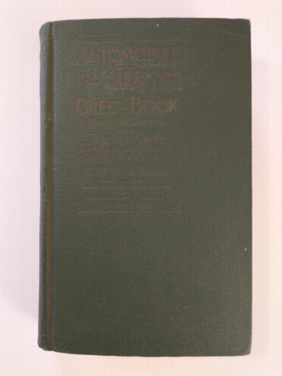 AUTOMOBILE GREEN BOOK 1927 - 1928