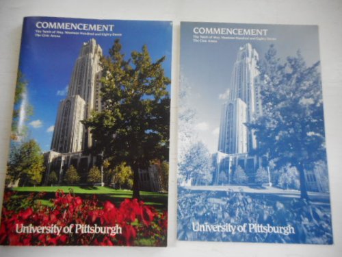 University of Pittsburgh Commencement May 10, 1987