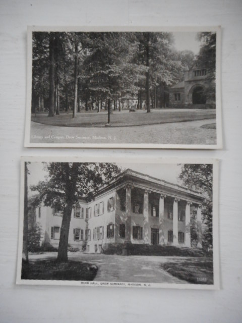 Library and Campus and Mead Hall, Drew Seminary, Madison, New Jersey;