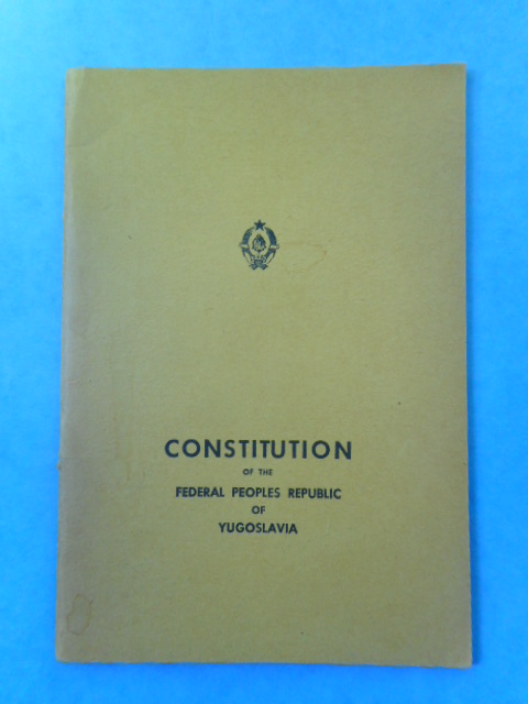 Constitution of the Federal Peoples Republic of Yugoslavia
