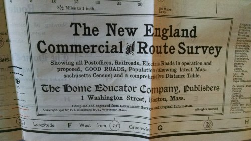 NEW COMMERECIAL , SPORTSMEN'S AND ROUTE SURVEY OF MAINE